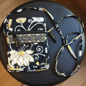 Vera Bradley Mini Hipster Crossbody in Yellow Bird